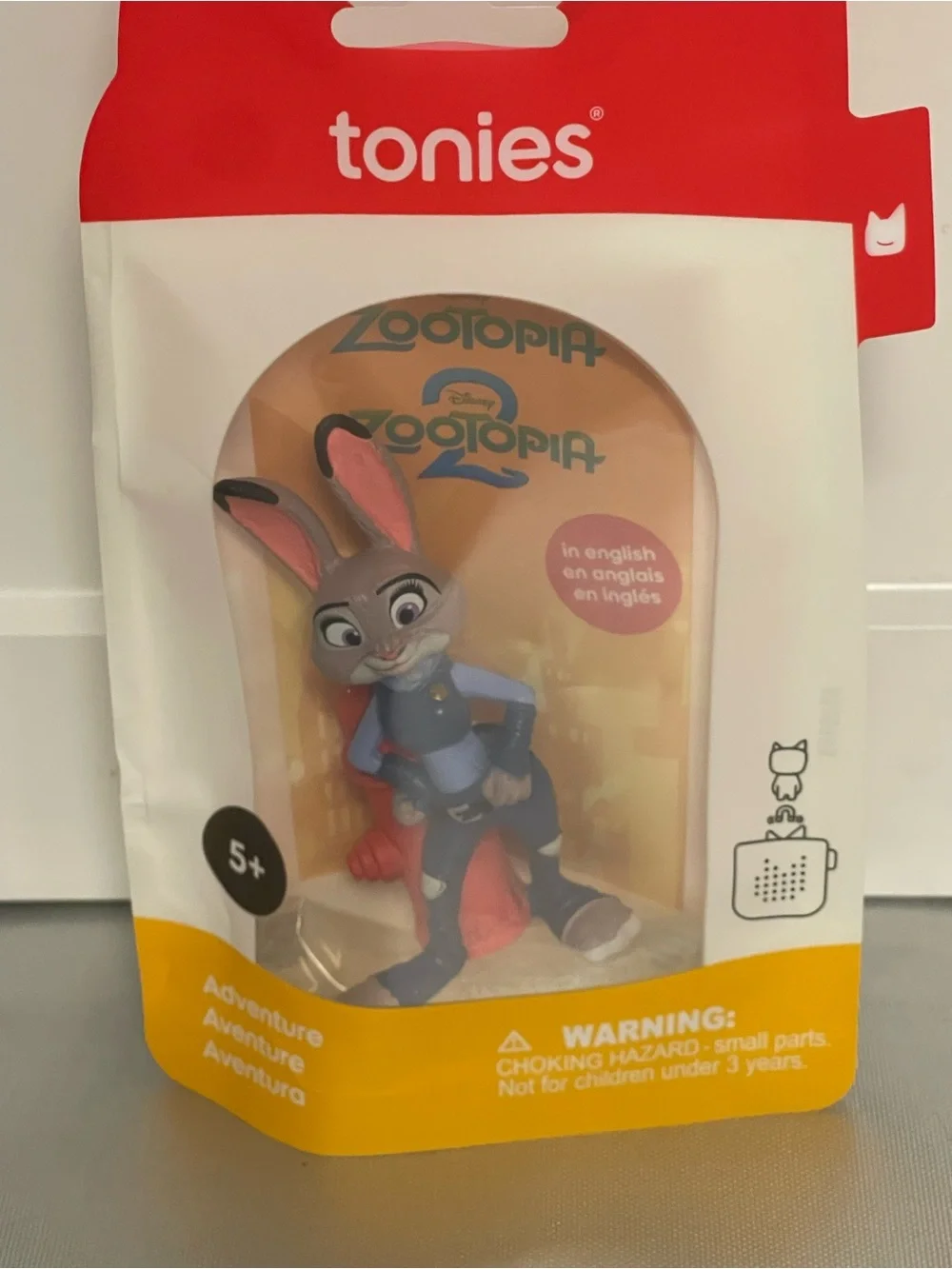 Tonies Zootopia 2 Judy Hopps Figure - Gray & Pink Audio Toy - NIP